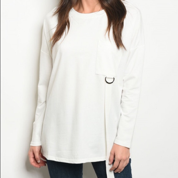 Tops - Long Sleeve Off White Top